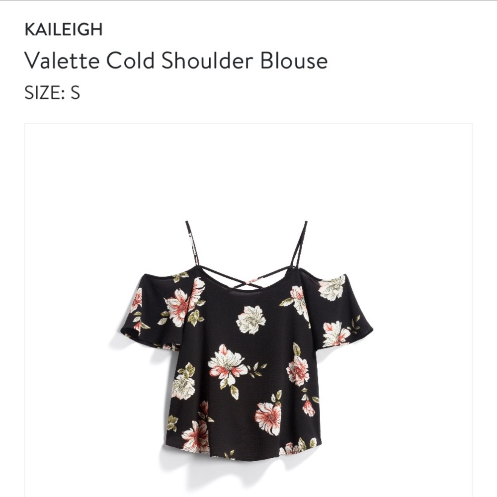 NWT cold shoulder blouse
